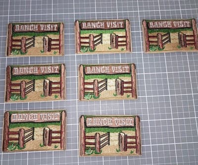 Ranch Visit Tour Badge Girl & Boys Scouts Cub Fun Patch 1.75"×2.5" New - Thumbnail 3