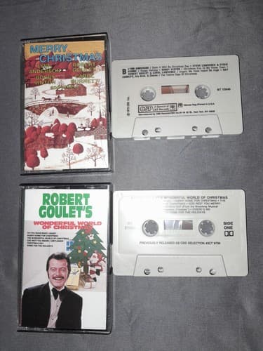 Robert Goulet's Wonderful World of Christmas Cassette 1990 & Merry Christmas - Image 1