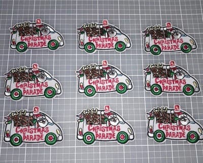 Christmas Parade Holiday Patch Badge Girl & Boys Scouts Cub Fun Patch 1.75"×2.5" - Thumbnail 3