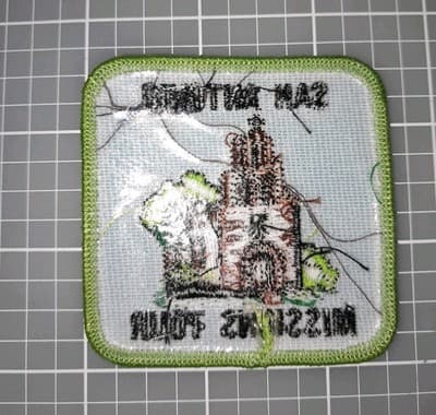 San Antonio Mission Trail Patch Badge Girl Boys Scouts Fun Patch 2.5"×2.5" New - Thumbnail 2