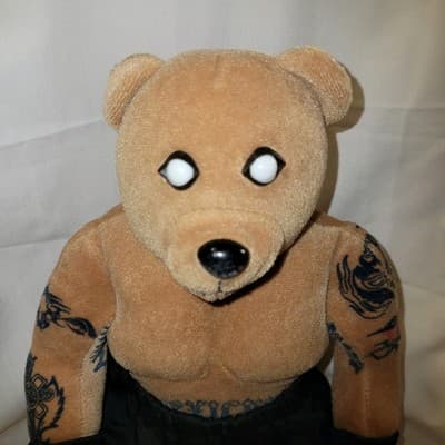 2004 WWE Rey Mysterio Plush Collectible Bear 17" Live Event Exclusive - Thumbnail 2