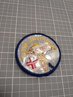 Hospital Visit Red Cross PATCH GSA Girl Scouts Medical Doctor First Aid Badge 2" - Thumbnail 2