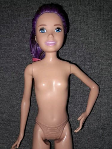 Barbie Babysitters Inc Skipper Doll Brown Hair Purple Streaks Blue Eyes - Thumbnail 3