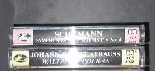 Schumann Symphony No 3, 4, an Johann & Josef Strauss WALTZ & POLKAS Cassette - Thumbnail 3