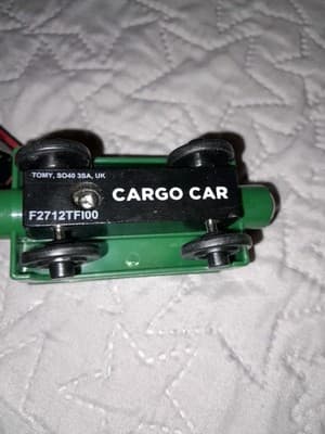 Chuggington Wooden Railway Old Puffer Pete & Cargo Car Wooden Train Tomy GUC - Thumbnail 6