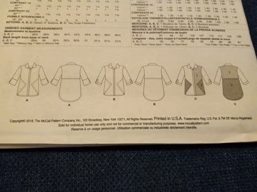 McCall’s M7842 Palmer Pletsch Shirt Pattern 16–24 Boho 70s Retro Chic Uncut - Thumbnail 3