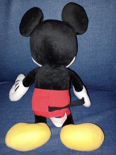 Walt Disney Classic Mickey Mouse Plush 14" Kohls & Small Reusable Tote You Get 2 - Thumbnail 4
