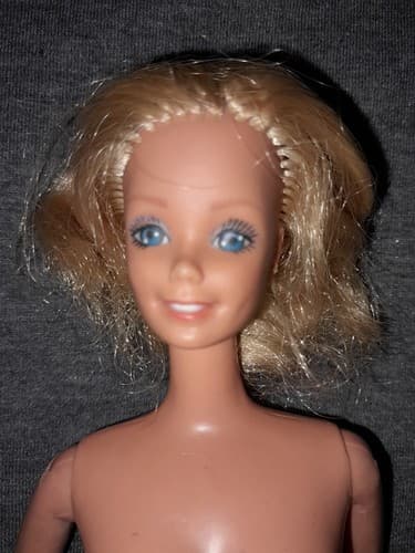Vintage 1966 Mattel Barbie Doll Strawberry Blonde Hair Philippines Click Knees - Image 1