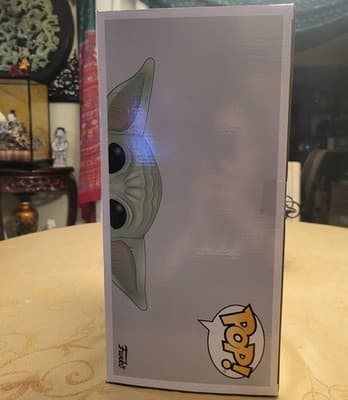 Funko Pop! Star Wars The Child #369 10″ Jumbo The Mandalorian Grogu Bobble-Head - Thumbnail 7