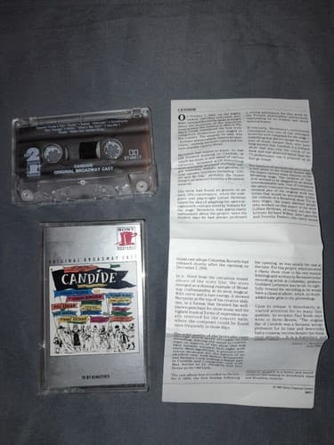 Candide Original Broadway Cast With Insert (Cassette) - Image 1