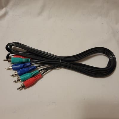 Component Video Audio RCA Cable 6 Male to Male Red Green Blue 6ft - Image 1