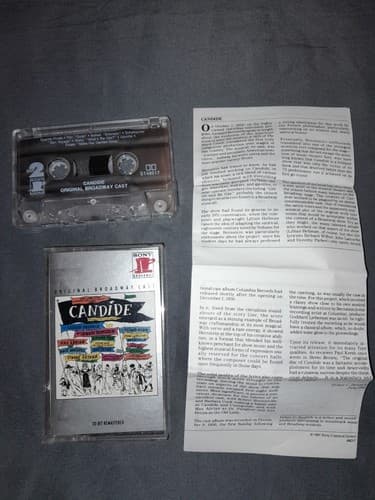 Candide Original Broadway Cast With Insert (Cassette) - Thumbnail 2