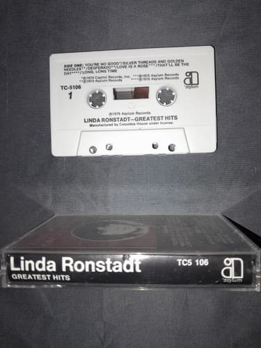 Linda Ronstadt: Linda Ronstadt's Greatest Hits Cassette 1976 (Elektra) Pre-Owned - Thumbnail 4
