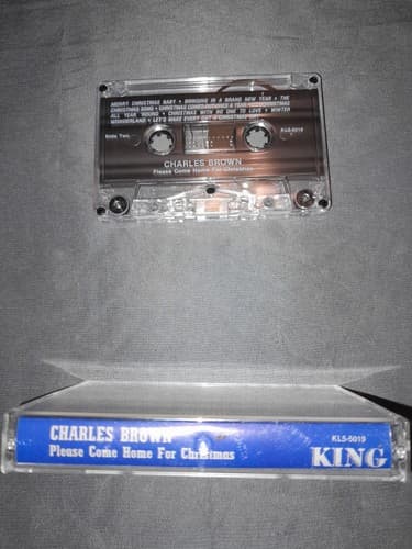 Vintage Cassette Tape Charles Brown Please Come Home For Christmas - Thumbnail 3