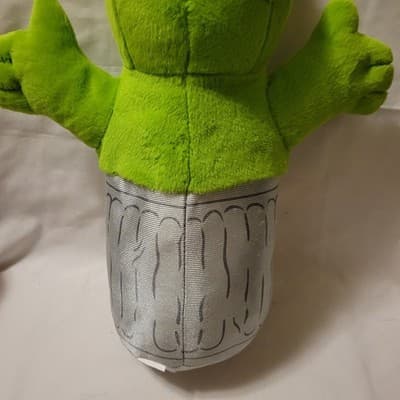 Sesame Street Oscar the Grouch Plush Toy Green Muppet Trash Can No Tag - Thumbnail 6