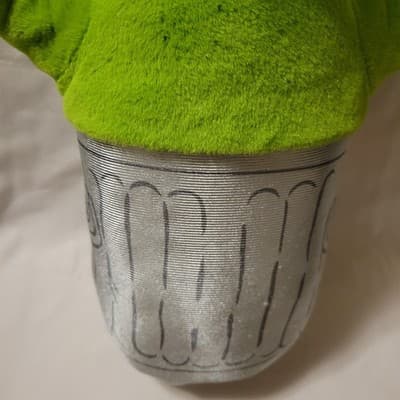 Sesame Street Oscar the Grouch Plush Toy Green Muppet Trash Can No Tag - Thumbnail 4