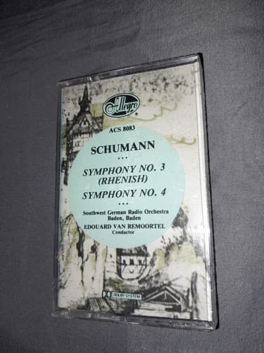 Schumann Symphony No 3, 4 Cassette Schumann Symphony No 3, 4, - Image 1