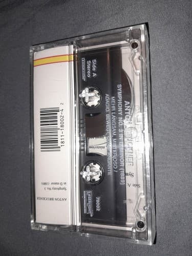Anton Bruckner Symphony No. 3 Netherlands Philharmonic Orchestra Cassette - Thumbnail 2