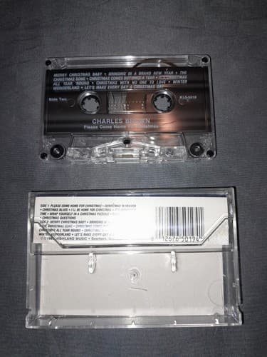 Vintage Cassette Tape Charles Brown Please Come Home For Christmas - Thumbnail 2