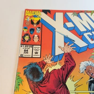 Marvel X-Men Classic 84 1993 Storm Warnings Comic Book Direct VF - Thumbnail 5