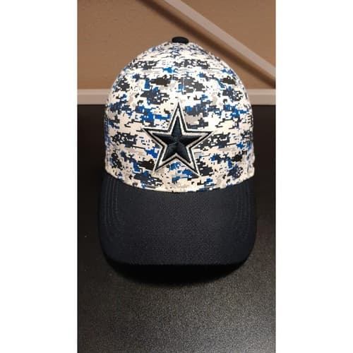 Dallas Cowboys Authentic Hat Digital Camo Black Embroidered Cowboys Youth Cap - Image 1