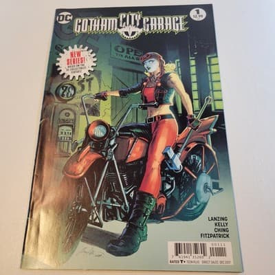 Gotham City Garage #1 DC Comics 2017 Harley Quinn Cover VF/VF+ - Thumbnail 3