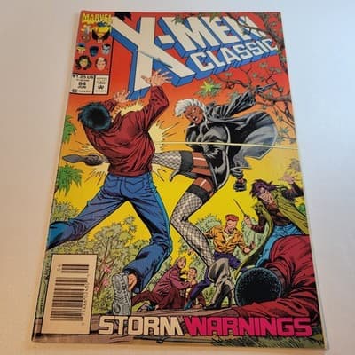 Marvel X-Men Classic 84 1993 Storm Warnings Comic Book Direct VF - Thumbnail 2