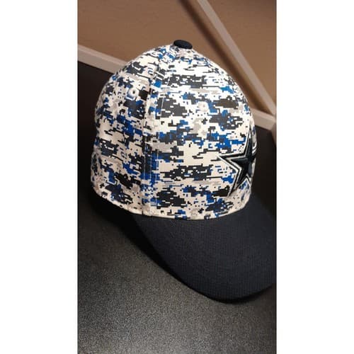 Dallas Cowboys Authentic Hat Digital Camo Black Embroidered Cowboys Youth Cap - Thumbnail 4