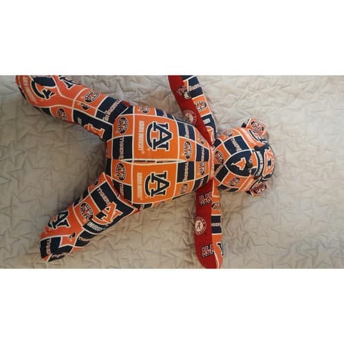 Alabama Crimson Tide Alburn University Stuffed Teddy Bear Hand Crafted 17" Rare - Thumbnail 4