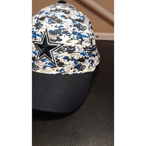 Dallas Cowboys Authentic Hat Digital Camo Black Embroidered Cowboys Youth Cap - Thumbnail 3