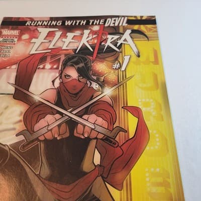 Marvel Elektra 1 2017 Running With The Devil Comic Book NM Direct - Thumbnail 6