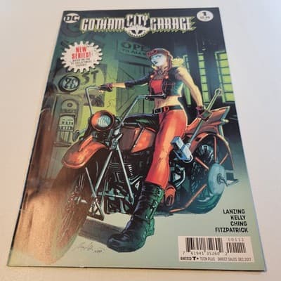 Gotham City Garage #1 DC Comics 2017 Harley Quinn Cover VF/VF+ - Thumbnail 2