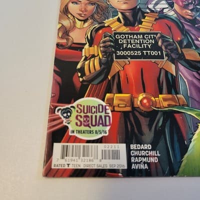 Teen Titans #22 DC Comics 2016 Suicide Squad Movie Tie-In NM Direct Edition - Thumbnail 2
