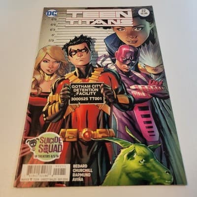 Teen Titans #22 DC Comics 2016 Suicide Squad Movie Tie-In NM Direct Edition - Image 1