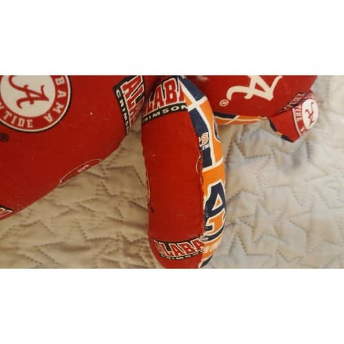 Alabama Crimson Tide Alburn University Stuffed Teddy Bear Hand Crafted 17" Rare - Thumbnail 8