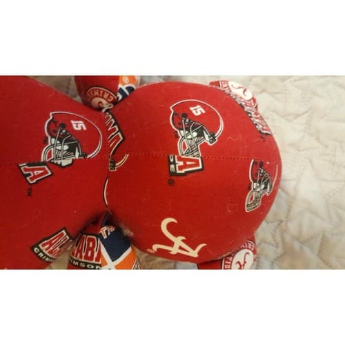Alabama Crimson Tide Alburn University Stuffed Teddy Bear Hand Crafted 17" Rare - Thumbnail 11