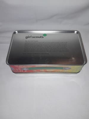 Girl Scouts Tin Canister 2024 Courage Confidence And Character Multicolor Empty - Thumbnail 3