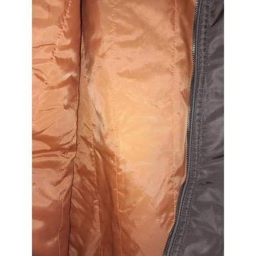 American Rag Cie Mens Chocolate Brown Bomber Jacket Size L Large Biker - Thumbnail 10