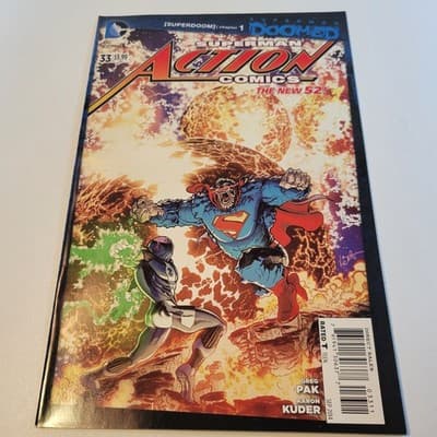 Action Comics #33 |2014| DC New 52 Superman Doomed Part 1 VF/VF+ Direct - Image 1