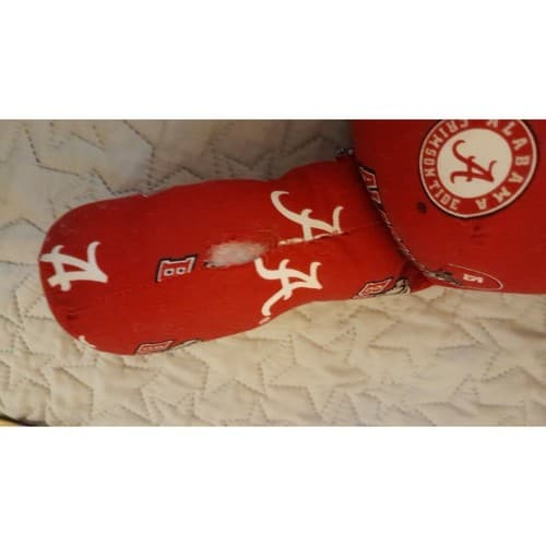 Alabama Crimson Tide Alburn University Stuffed Teddy Bear Hand Crafted 17" Rare - Thumbnail 7