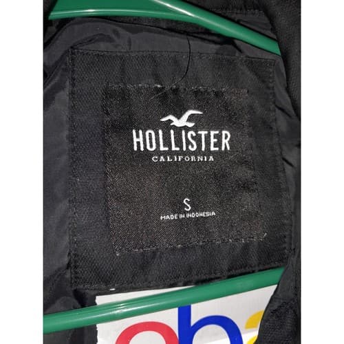 Hollister California All-Weather Navy Blue Jacket Full Zip Outerwear Size S Smal - Thumbnail 3