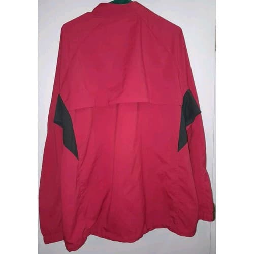 Nike Men's Red 1/4 Zip Performance Pullover Jacket Red XL - Thumbnail 4
