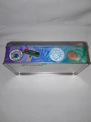 Girl Scouts Tin Canister 2024 Courage Confidence And Character Multicolor Empty - Thumbnail 4