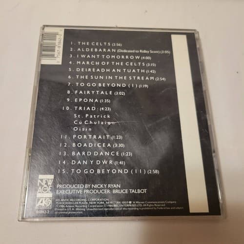 Enya – The Celts CD 1987 Atlantic New Age Music - Thumbnail 3