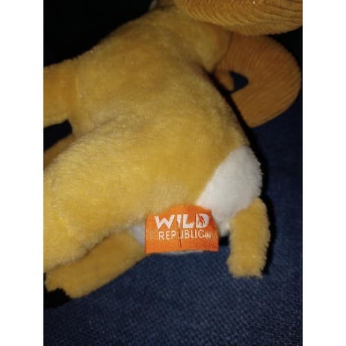 Brown Big Horn Ram Sheep Wild Republic Plush Stuffed Animal 8" Tall - Thumbnail 6