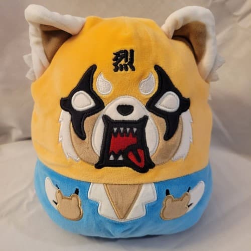 Squishmallows Aggretsuko Sanrio Plush 8″ – Kawaii Cute Collectible Plushie - Thumbnail 2
