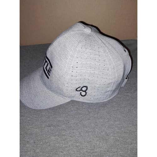 Nike Legacy91 Dri-Fit Hat CAP Gray Embroidered HUSTLE Runner Sports Golf - Thumbnail 2