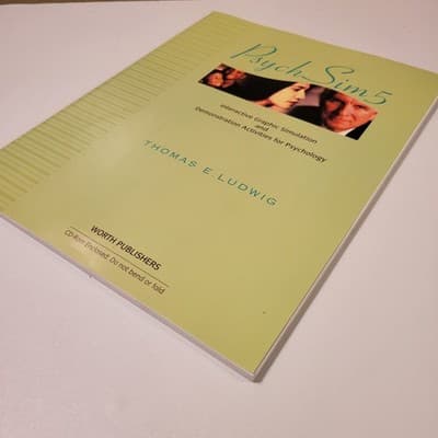 Psych-Sim 5 Psychology CD-ROM Thomas E. Ludwig Interactive Simulation Worth Publ - Thumbnail 8