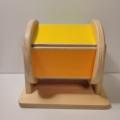 Lovevery Wooden Spinning Drum Montessori Baby Toy Color Wheel 7–8 Months - Thumbnail 2