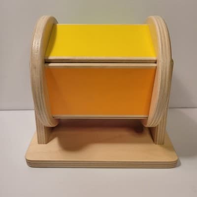 Lovevery Wooden Spinning Drum Montessori Baby Toy Color Wheel 7–8 Months - Thumbnail 4